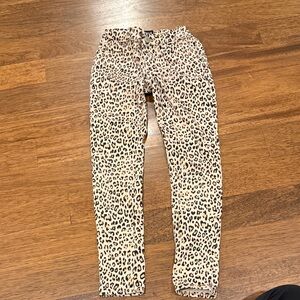Gap Leopard Print Skinny Pants
